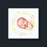 Impressão de Tela Fotográfica Doce<br><div class="desc">Crie uma especial atenção para durar uma vida inteira com esta bela canvas fotográfica enquadrada por coroa. Várias cores correspondem a uma variedade de estilos de decoração.</div>