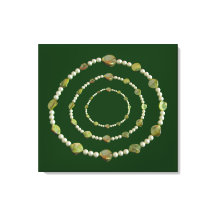 Impressão de Tela - Pérolas e Pedras