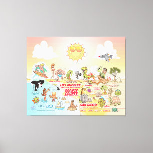 Impressão de Tela SoCal Sunny