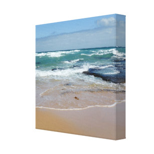 Impressão de Telas de Areia do Mar de Praia