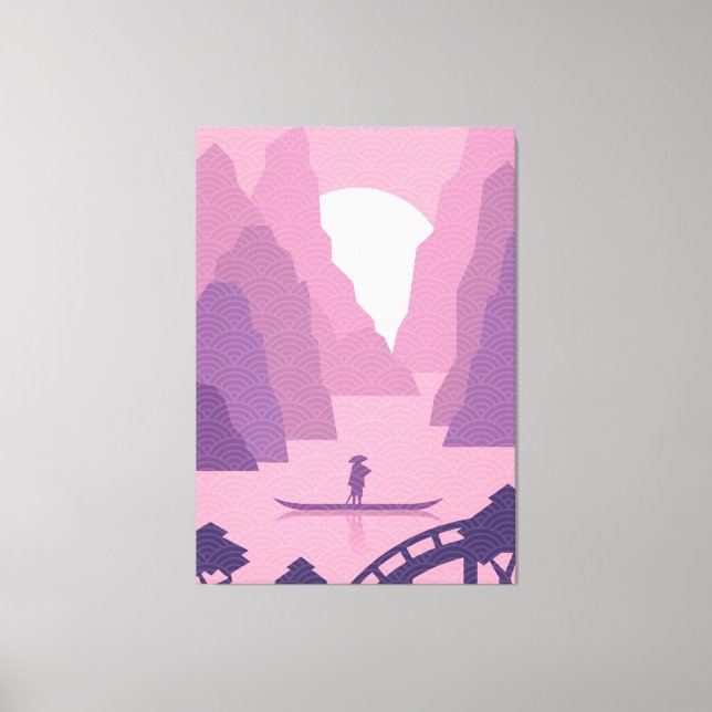 Impressão de Telas de Arte de Estilo Japonês (Frente)