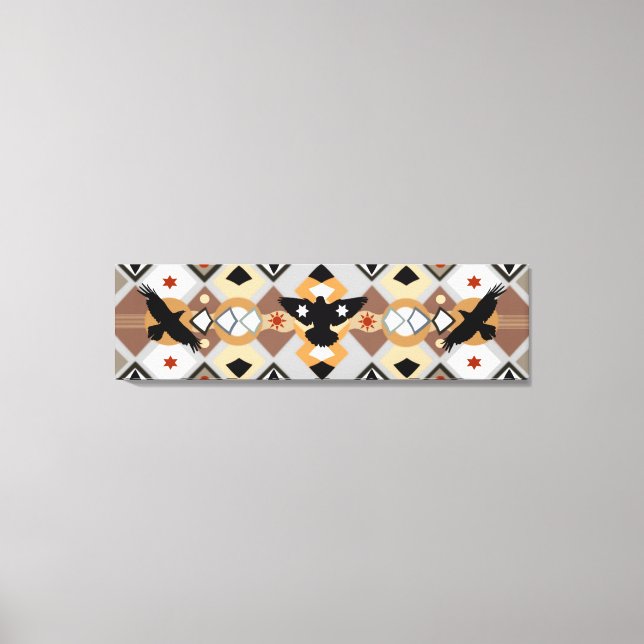 Impressão de Telas Esticadas de Corvo Americano Na (Frente)