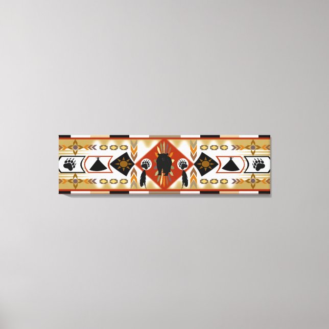 Impressão de Telas Estreitas do Clã do Urso Americ (Frente)