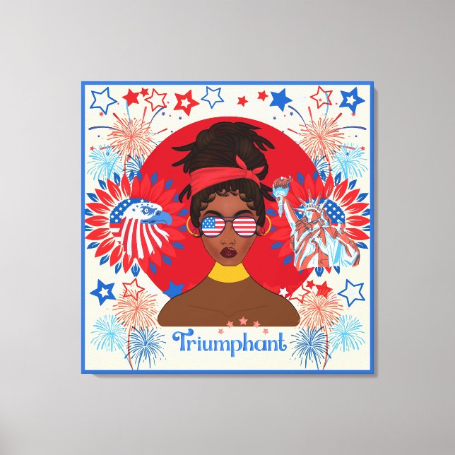 Impressão de Telas Estreitas no Dia da Independênc (Frente)