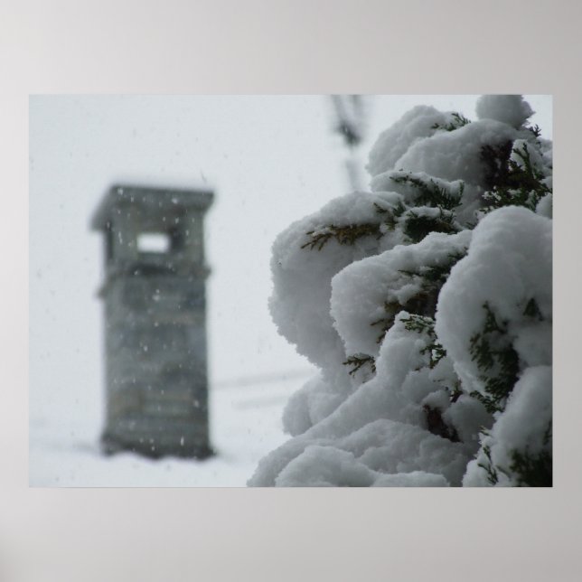 Impressão de Tempo de Neve (Frente)