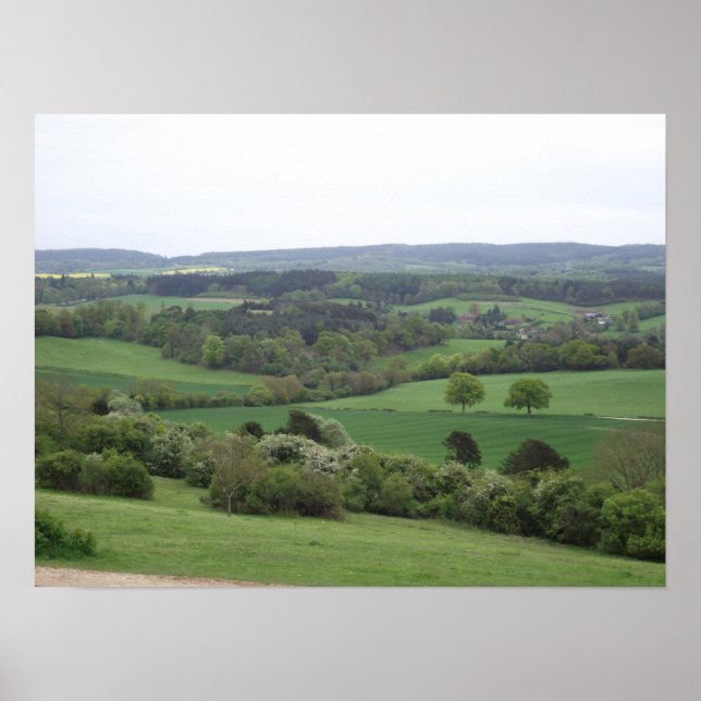 Impressão de Terra Verde e Agradável (Frente)