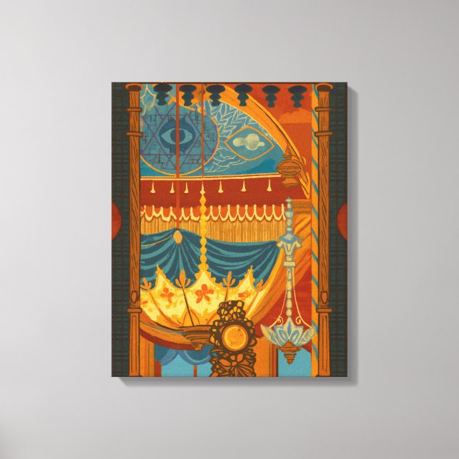 Impressão de teto místico da Sala de Música de Bri (Frente)