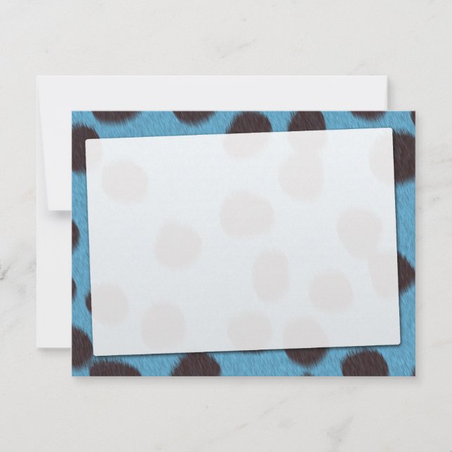 impressão de textura de pelo de leopardo (Frente)