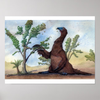 Impressão de Therizinosaurus