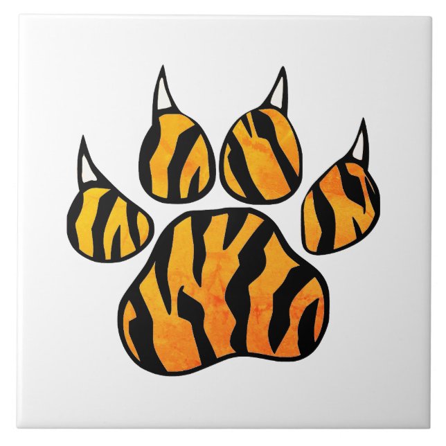 Impressão de Tigre Paw (Frente)