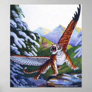 Impressão de Tigre Voador