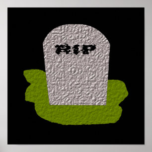 IMPRESSÃO de tombstone RIP