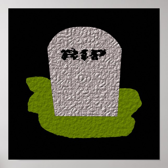 IMPRESSÃO de tombstone RIP (Frente)