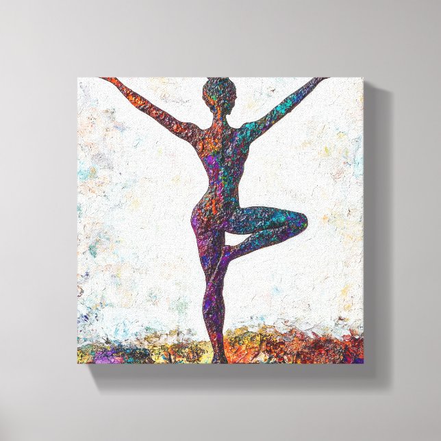 Impressão de Tree Pose Canvas (Frente)