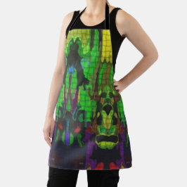 Impressão de tudo sobre ghoulish Apron