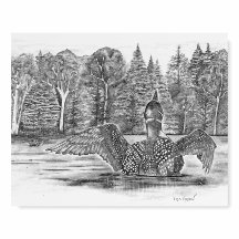 Impressão de um leão em um lago - Conselho de espu