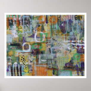 Impressão de Unisex da pintura de Abstrato origina
