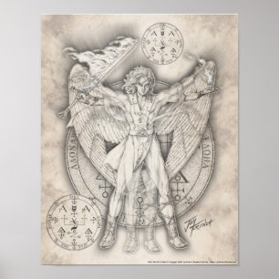 Impressão de Uriel do arcanjo