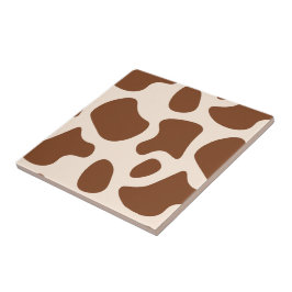 Impressão de vaca rosa e castanha