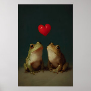 Impressão de Valentim de Sapo Antigo, Arte de Pare