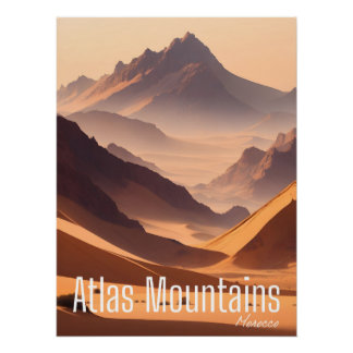 Impressão de Viagem Atlas Montanhas Marrocos