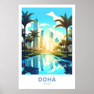 Impressão de Viagem do Qatar de Doha