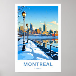 Impressão de viagem em Montreal Canadá