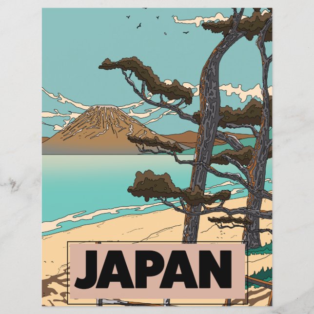 Impressão de viagem Japão (Frente)