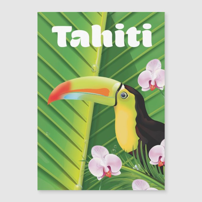 impressão de viagem Tahiti Toucan (Frente)