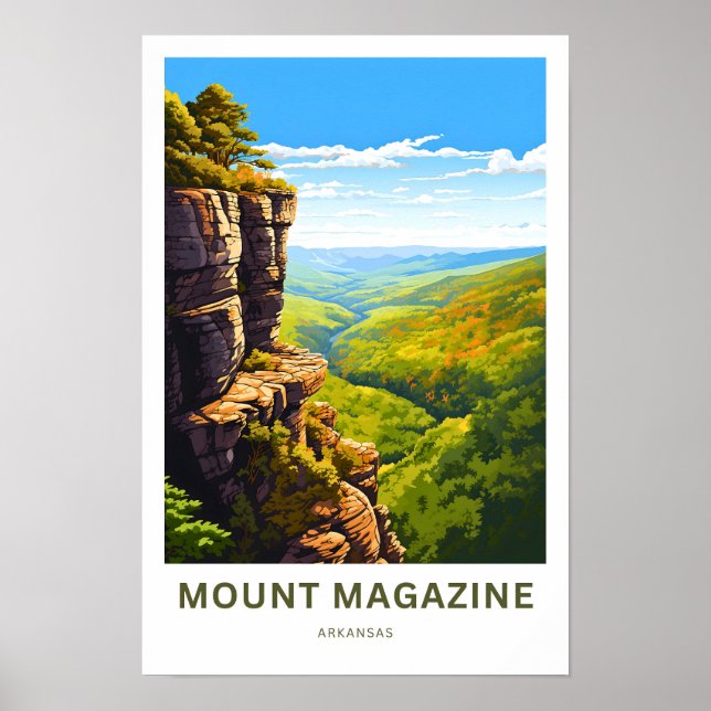 Impressão de Viagens do Arkansas (Frente)