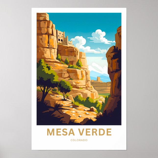 Impressão de Viagens do Colorado Verde (Frente)