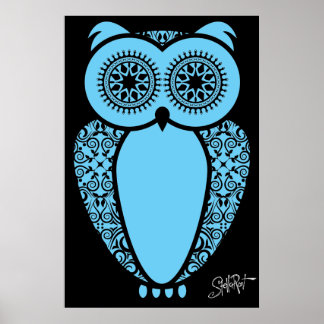 Impressão de Vintage de Hoot Owl StellaRoot