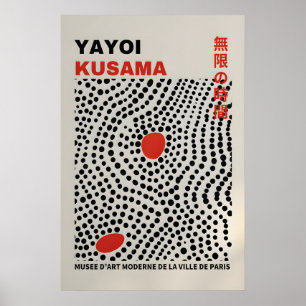 Impressão de Yayoi Kusama - Poster Abstrato de Yay