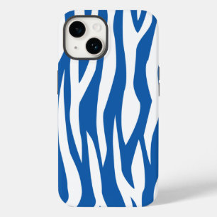 Impressão de Zebra Azul Denim