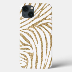 Impressão de Zebra Mágica Dourada