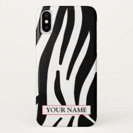 Impressão de Zebra Selvagem com capas de iphone de