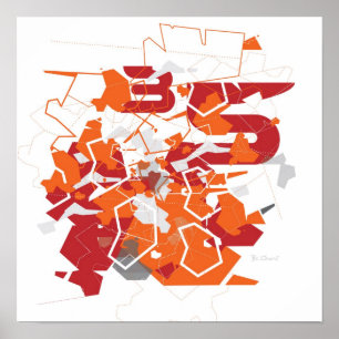 Impressão do abstrato de Lunokhod