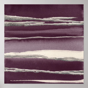 Impressão do abstrato do roxo do rosa da prata