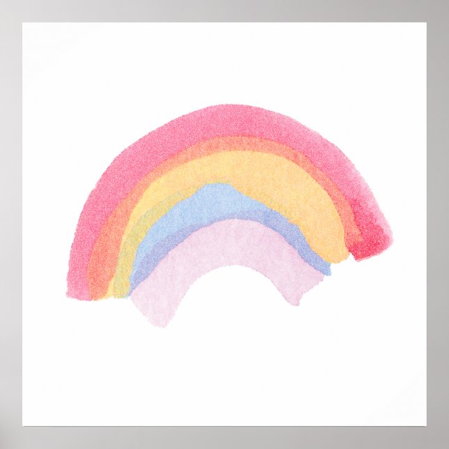 Impressão do arco-íris ao quadrado (Frente)