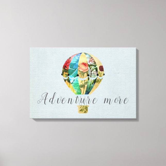 Impressão do Balão de Ar Quente com Patchwork (Frente)