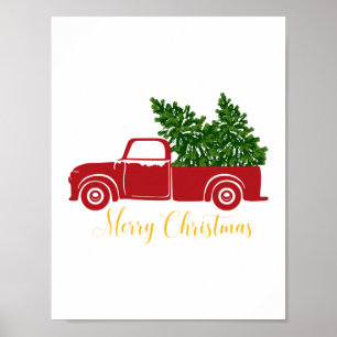Impressão do caminhão da árvore de Natal