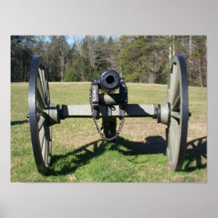 Impressão do canhão da união da guerra civil de