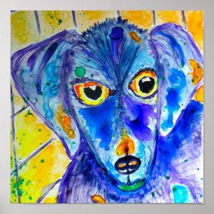 Impressão do cão dos Cocos