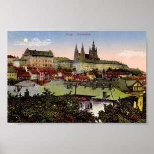 Impressão do castelo de Praga
