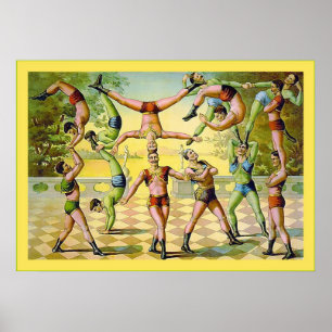 Impressão do Circo Vintage ~ 1891