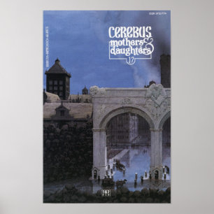 Impressão do cobrir da edição #167 de Cerebus