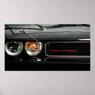 Impressão do desafiador de Dodge