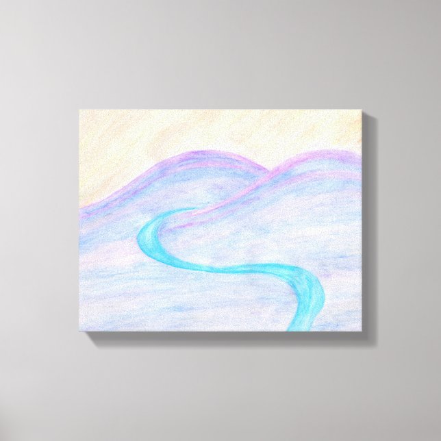 Impressão do Desert River Canvas (Frente)