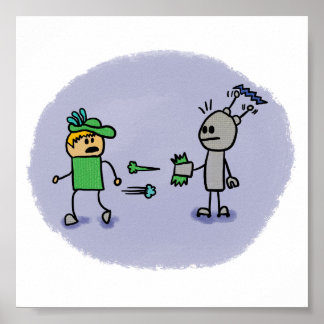 Impressão do Estilo do Livro de BD Duel