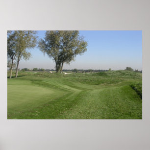 Impressão do fairway do golfe